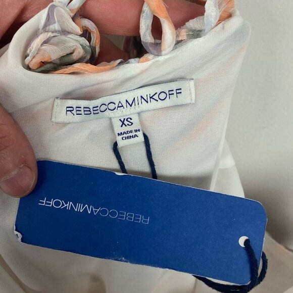 NWT Rebecca Minkoff Emilia Dress Size XS Mini Geometric Boho Print New Tags Boho - Picture 5 of 12